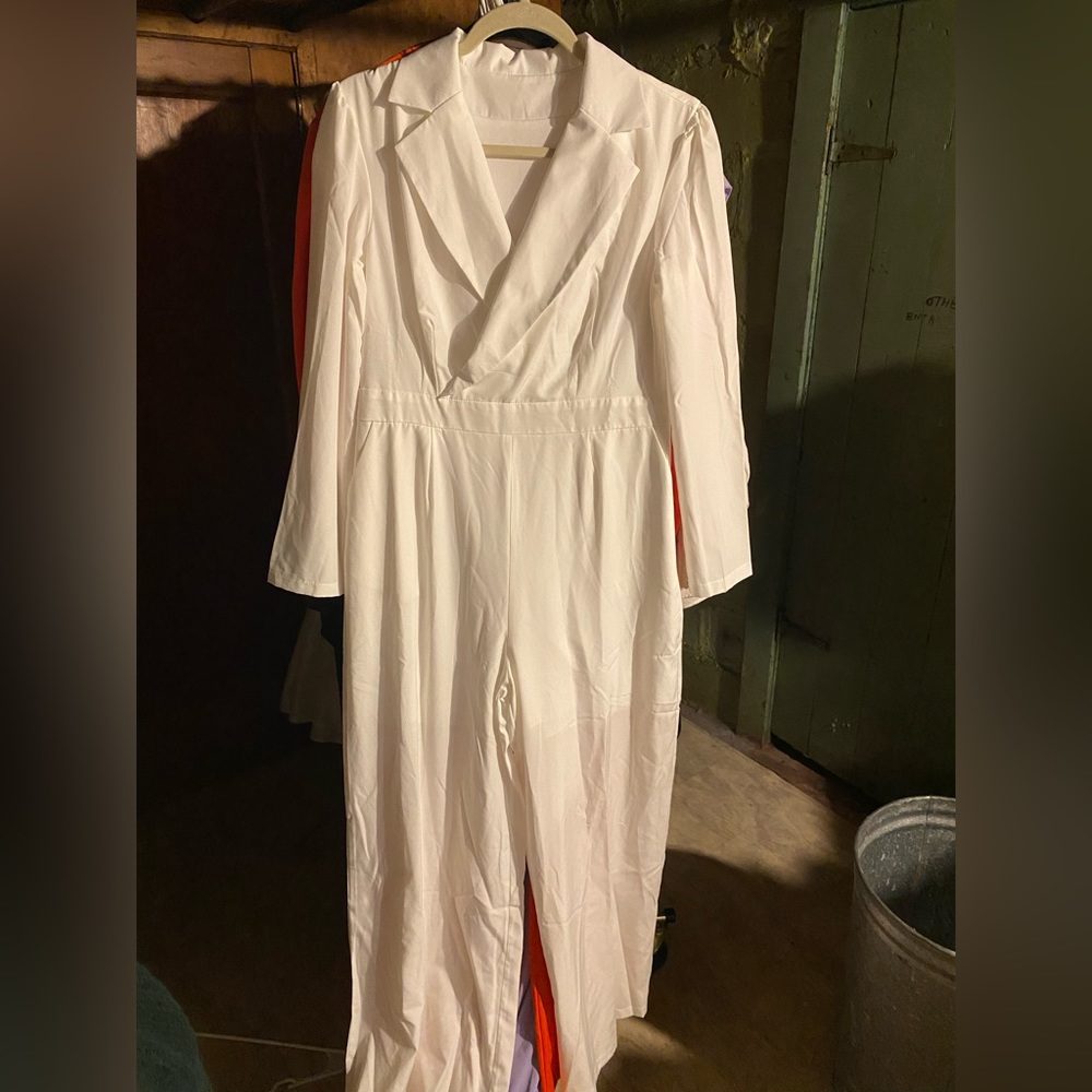 Fun white jumpsuit